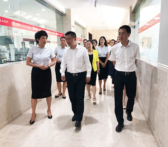 共青团省委书记张荣、省发改委副主任邢涛莅临远达美乐公司调研
